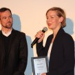 Produzent Jonas Dornbach mit Sandra Hüller